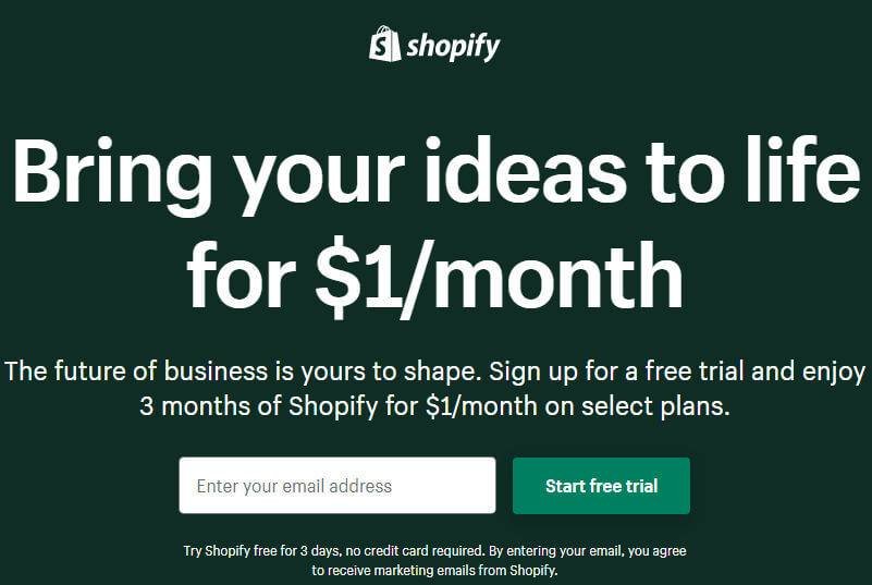 طريقة التسجيل على منصة شوبيفاي كيف تقوم بإنشاء متجر إلكتروني على منصة شوبيفاي shopify