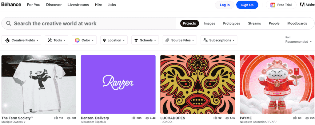 موقع Behance