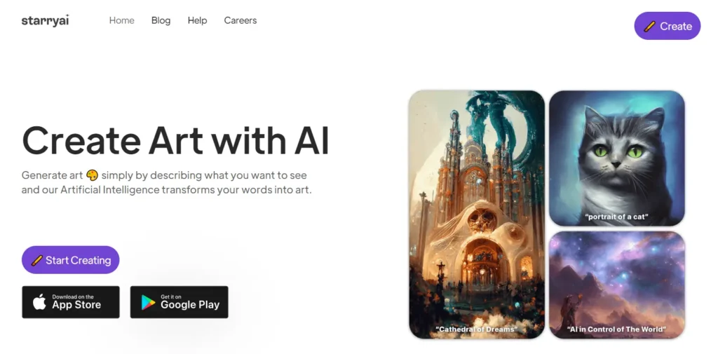شرح موقع Starry Ai