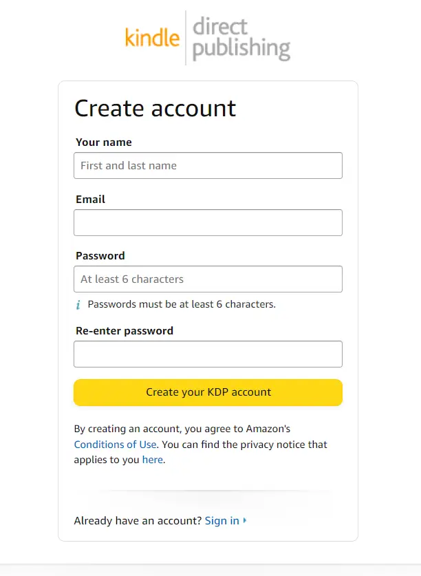 الربح من Amazon kdp