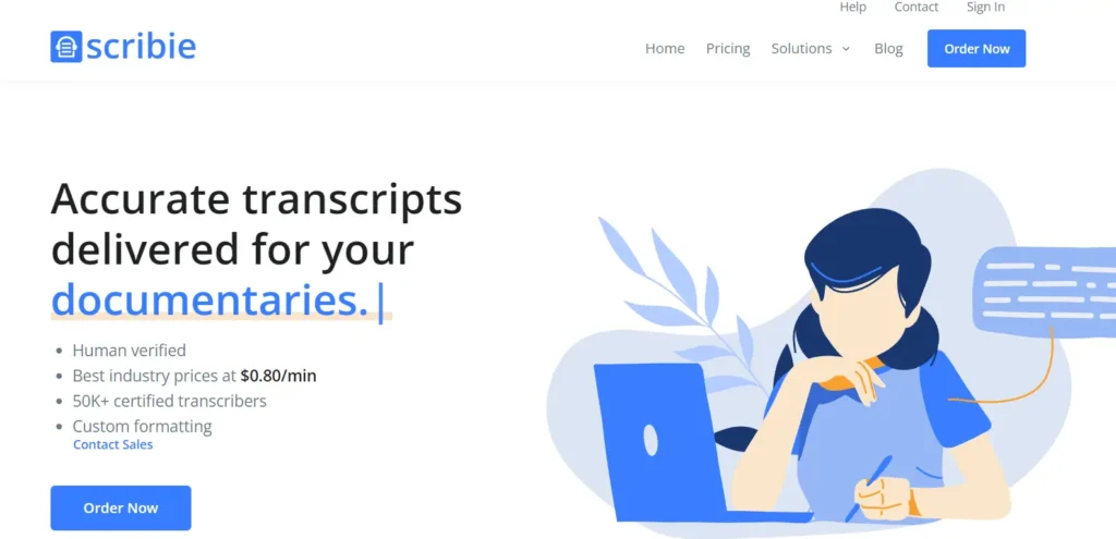 شرح موقع Scribie