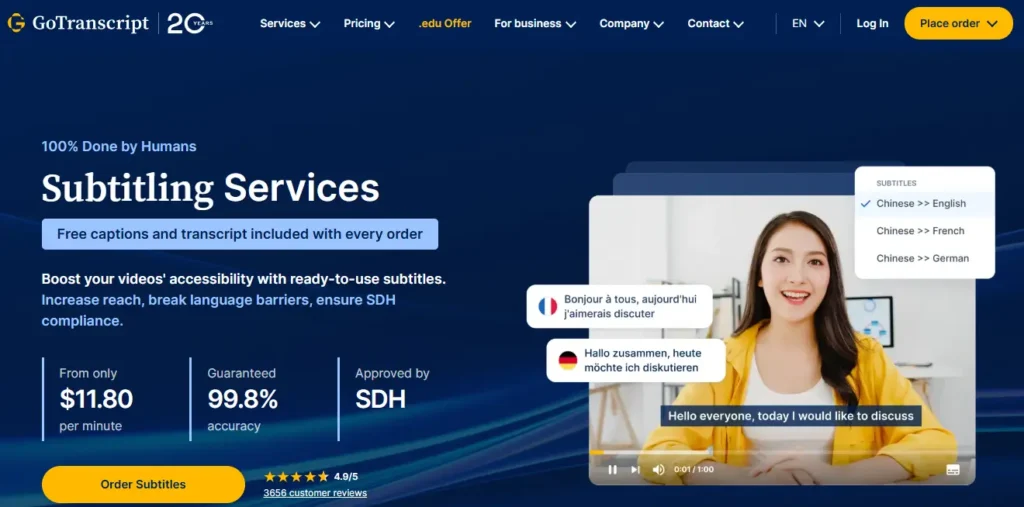 دليل شامل للتسجيل في GoTranscript وتحقيق دخل يصل إلى 1000$ شهريًا من التفريغ الصوتي والترجمة