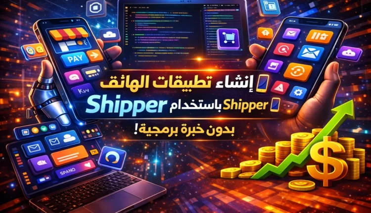 إنشاء تطبيقات الهاتف باستخدام Shipper