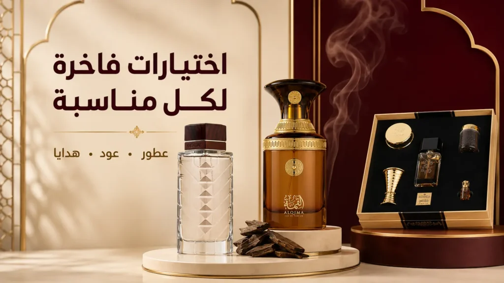 عطور وعود وأطقم هدايا فاخرة من درعة